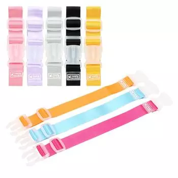 NICEYARD Регулируемые ремни для багажных сумок Ремни для дорожного чемодана Крючки с пряжками Ремень для крепления багажа Зажим для переноски, предотвращающий потерю чёрный