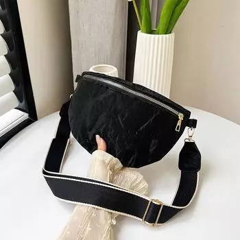 Niche 2024 дизайнерская сумка через плечо женская корейская сумка через плечо поясная сумка модный тренд простая женская повседневная сумка на грудь зелёный