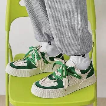 Niche 2024 new board shoes board shoes big head INS leisure sports Mori Harajuku ulzzang men s shoes high quality 39