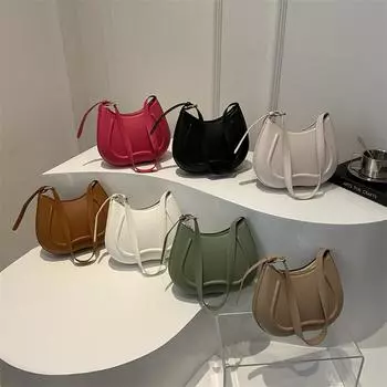 Niche and Fashionable Spring Underarm Bag New Texture Versatile Shoulder Bag Simple and Fashionable Women s Bag Bucket Bag