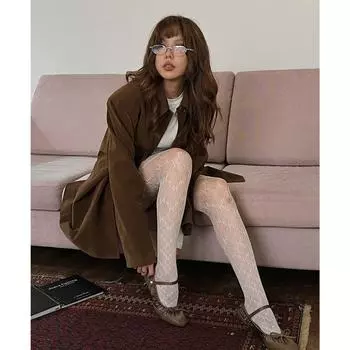 Niche Осенняя замшевая фактура куртка блейзер женский свободный силуэт S