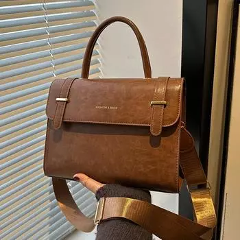 Niche Bag Женская новая модная и стильная сумка через плечо Женская сумка Ins Retro Универсальная сумка на одно плечо