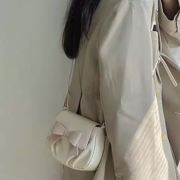 Niche Bow-tie Bags, Versatile Single-shoulder Crossbody Bags for Students, Small Summer Square Bags, and Underarm Bags