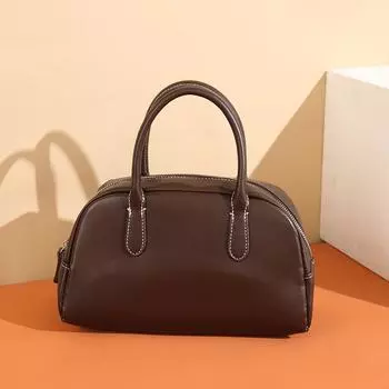 Niche Bowling Большая вместительная ручная сумка для поездок на работу в стиле ретро Портативная женская сумка Boston