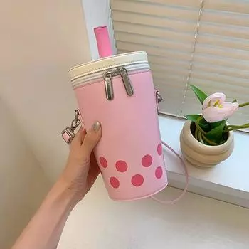 Niche Design 2023 New Fashionable and High-end Feeling Foreign Style One Shoulder Crossbody Personalized Popular Bucket Bag зелёный