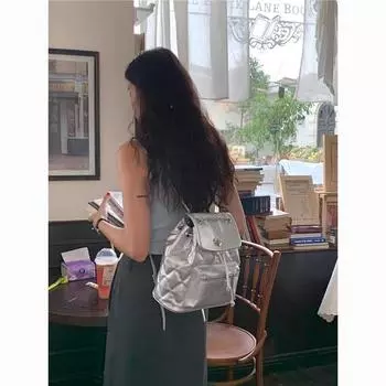 Niche design 2024 новая мода love lock алмазная цепочка рюкзак женская сумка через плечо