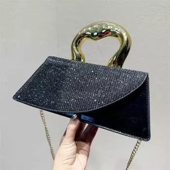 Niche design bag high-end sense small square bag women s bag handbag new fashion shoulder messenger bag чёрный