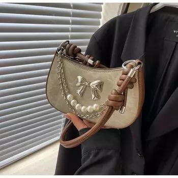 Niche design bag women s 2024 autumn new trend versatile shoulder bag high-end commuter messenger bag