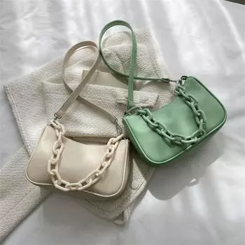 Niche design bag women s fashion shoulder bag 2024 spring new foreign style simple messenger bag casual commuter bag розовый