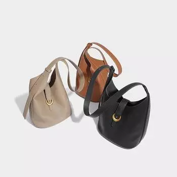 Niche design bucket women 2024 autumn and winter new trendy large-capacity child and mother tote single shoulder oblique bag