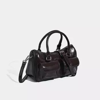 Niche Design Cool High-grade Retro Pu сумка женская мода Ins мотоциклетная сумка через плечо