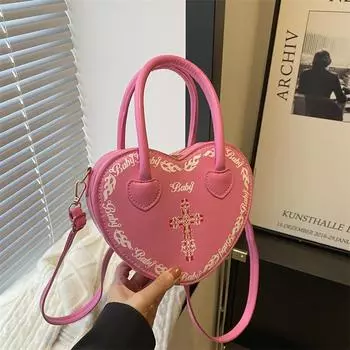 Niche Design Handheld Love Bag для женщин, новая модная сумка через плечо в корейском стиле, повседневная сумка через плечо в корейском стиле