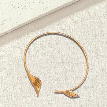 Niche Design Metal Flower Bone Choker Collar Spice Girl Versatile Flower Necklace High Sense Collar Women