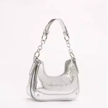 Niche Design Pleated One-shoulder Armpit Bag for Women New Chain Bag Underarm Bag High-end Crossbody Bag