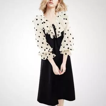 Niche Design Princess Dress Black- L