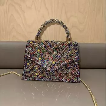 Niche Design Rhinestone Сумка Модная Роскошная Вечерняя Сумка Для Женщин На Плечо