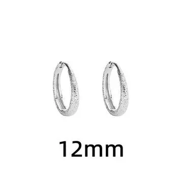 Niche Design Sense Retro Hong Kong Style Circle Earrings Women S Light Luxury Dancing Personality Shining Galaxy Earrings Ear Buckles copper