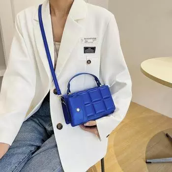 Нишевый дизайн простая сумка женская 2024 новая модная универсальная сумка-мессенджер high sense ins маленькая квадратная сумка белый