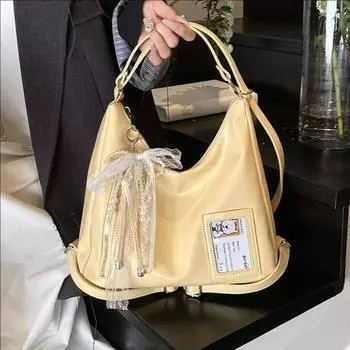 Niche Design Trend High-End сумка через плечо для женщин Простой универсальный рюкзак серебряный