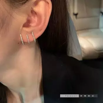 Niche Design Unique Women s Sterling Silver Earrings Silver only need an earring mountain earring