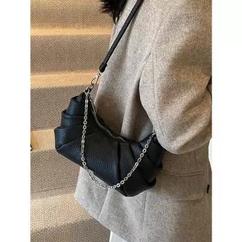 Niche Design женские сумки на плечо осень-зима искусственная кожа однотонная сумка-пельмень классическая женская сумка на молнии через подмышку