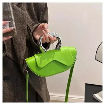 Niche Fashion Messenger Underarm Bag Женская новая осенне-зимняя портативная сумка-седло Простая сумка через плечо