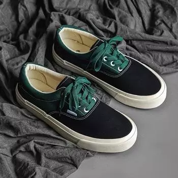 Niche Guochao Новые парусиновые туфли Мужские трендовые дышащие повседневные тканевые туфли Трендовые универсальные туфли для сноуборда Низкие парные туфли Летние 39 белый