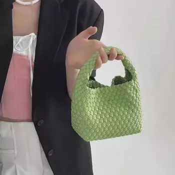 Niche Handmade плетеный мини-кошелек для монет на цепочке и сумка-мессенджер для телефона на лето 2024 года