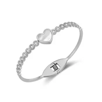 Niche High-End Love Titanium Steel Bracelet Gift Модный универсальный браслет из нержавеющей стали с бриллиантами