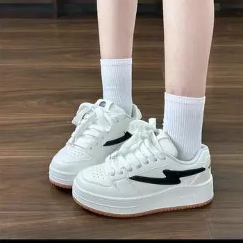 Niche lightning bread shoes женские 2025 низкие кроссовки для сноуборда весна новые нескользящие кожаные кроссовки для сноуборда женские 35