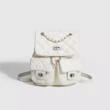 Niche Mini Chain Легкий Маленький Рюкзак Женский Студенческий Рюкзак Для Путешествий Маленькая Сумка Для Аромата чёрный