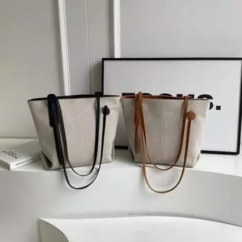 Niche одноплечевая сумка Cross-span простая большая вместительная сумка женская повседневная новая ретро модная сумка-тоут