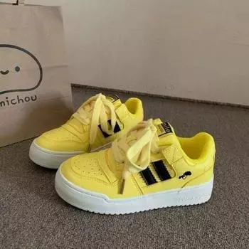 Niche оригинальные низкие туфли для сноуборда женские весна 2025 новые универсальные маленькие белые туфли для колледжа на плоском каблуке спортивная и любительская обувь 35 красный