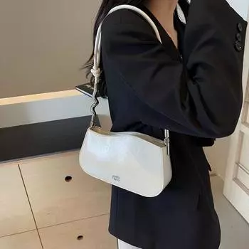 Красная сумка Niche, женская, 2024 года, новая летняя сумка-мессенджер, модная сумка через плечо подмышкой белый