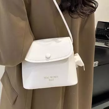 Сумка для мобильного телефона в стиле ретро для женщин 2024 года, модная на осень и зиму, фактурная сумка-мессенджер через плечо, универсальная сумка-ведро высокого класса чёрный