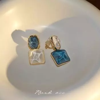 Niche Style Asymmetric Fancy Female Earrings