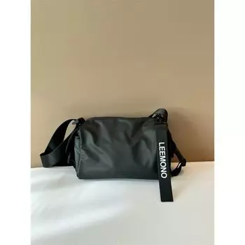 Niche Style Unisex Style Casual Trendy Cool Men and Women Messenger Bag Black