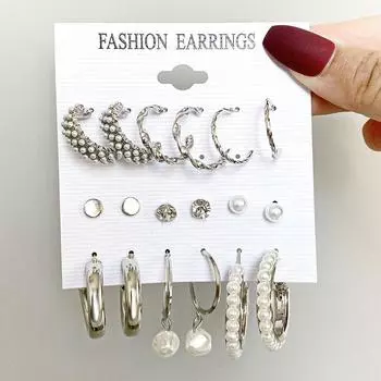 Niche Style Women s Fancy Cold Ear Studs 925 Silver Needle 524425