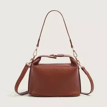 Niche Сумка-ведро для переноски вручную для женщин, осень и зима, новый стиль, сумка-коробка для переноски вручную, высококачественная сумка-бокс для ланча через плечо, сумка на плечо