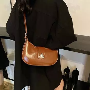 Сумка-пельмень Niche Texture, женская, новинка 2024 года, осенне-зимняя, высококачественная, легкая, роскошная сумка-мессенджер через плечо чёрный