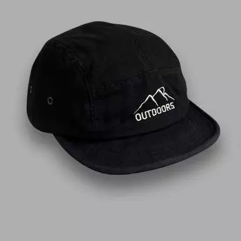 Niche tooling бейсболка с короткими полями женская весенне-летняя универсальная мягкая кепка с короткими полями модная мужская M56-58cm чёрный