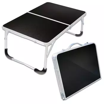 Nicheez Low Table Outdoor Camping Table Складной легкий черный 2-складной чёрный