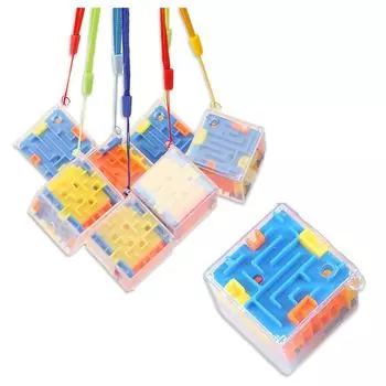 Nicheez Mini Cube 3D Puzzle 3D Maze Брелок Приз Ярмарка Участие Награда Подарок Вечеринка Мероприятие (3,5 см/набор 20)