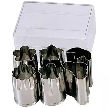 Nichi Nichi Tools Овощерезка 6 Корпус Нержавеющая Посудомоечная Машина Cherry Blossom 526 Серебряная Форма, Детали, В комплекте, Большая, Сталь, Безопасная, Сосна, Бамбук,