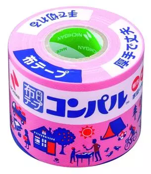 Nichiban Cloth Tape Compal 50mm x 10m roll Pink CPN11-50
