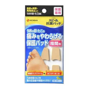Nichiban Foot Care Spiel Антибактериальная подушечка для ухода за ногами между пальцами SPPSK бежевый