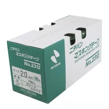 Nichiban Малярная лента 20 мм x 18 м 60 рулонов № 2312 (для автомобилей)