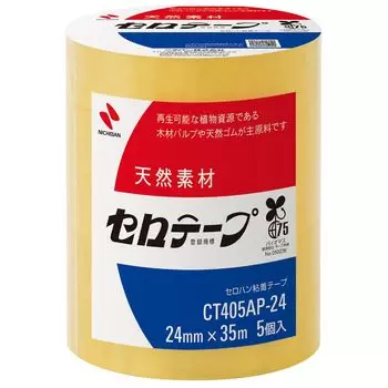 Nichiban Sellotape Большой рулон 5 рулонов 24 мм x 35 м CT405AP-24