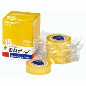 Nichiban Sellotape Small Volume L Pack S 5 рулонов 15 мм x 20 м LP-15S