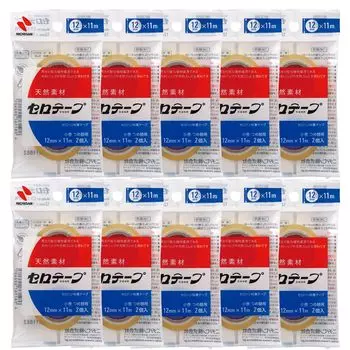 Nichiban Sellotape сменный маленький рулон 12 мм 2 рулона набор из 10 шт CT12S2PN-10P